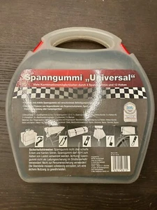 Spanngummi Mit Haken 4 Gummis und 12 Haken Box Neu Haushalt Auto etc. - Bild 1 von 4