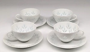 SET 4 Friedl Holzer-Kjellberg Arabia Finland Rice Grain Demitasse Cup & Saucer - Picture 1 of 7