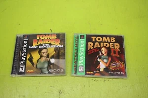 Tomb Raider The Last Revelation Tomb Raider II gioco PlayStation 1 PS1 completo - Foto 1 di 7