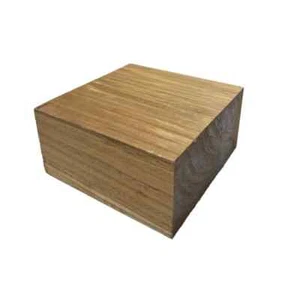 Teak Burmese Bowl Turning Wood Blank Carving Wood Block 4"x 4"x 2" - Picture 1 of 6