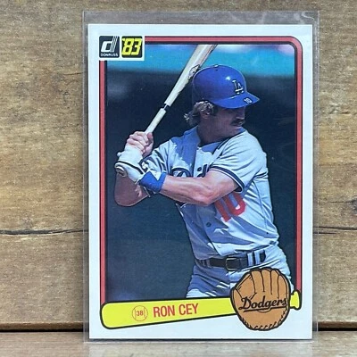 1983 Donruss Baseball Card #84 Ron Cey Los Angeles Dodgers - Image 1 of 2