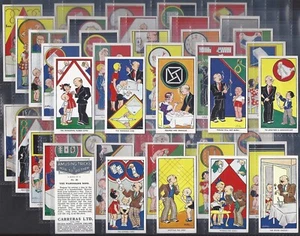 CARRERAS-FULL SET- AMUSING TRICKS & HOW TO DO THEM 1937 (50 CARDS) EXCELLENT+++ - Picture 1 of 1