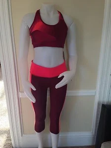 NWT Gap Fit Set Of 2 Legging Capris & Sport Bra Activewear XL Size - Picture 1 of 12