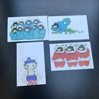 Bundle Lot of  Vintage Chinese Characters  Postcards & Greeting Cards.