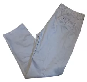 Kirkland Signature Mens Chino Pants Gray Cotton/Spandex Size 36x30 - Picture 1 of 6