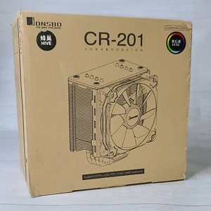 BLACK Jonsbo CR-201 120mm RGB LED CPU Cooler -New Open Box - Picture 1 of 5