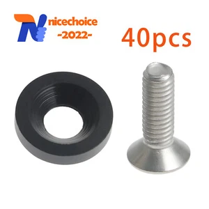 40 Pcs Fender Bumper Washer Bolt for Honda CR-V Honda Civic Toyota Corolla - Picture 1 of 10