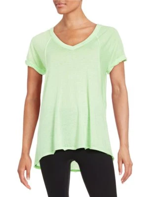 New Calvin Klein Performance Short Sleeve High-Low Hem T-Shirt Mint Green Sz XL - Изображение 1 из 4