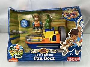 Fisher-Price Nick JR. Go Diego Go To The Rescue Fan Boat Crocodile NIB VTG 2007 - Picture 1 of 6