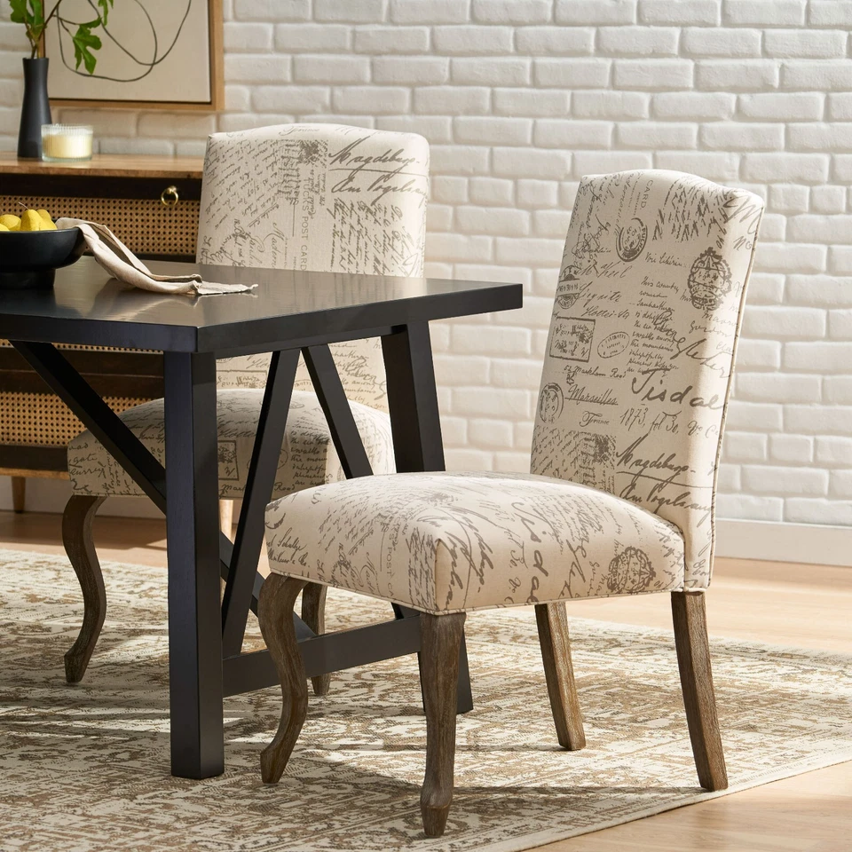 GDF Studio Crown Back Dining Chair