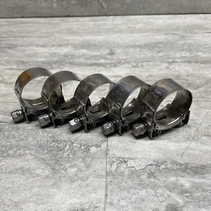 Lot Of 5 Mikalor 34-37 W4 Heavy Duty Hose Clamp, 34-37mm 304 Stainless Steel New - Picture 1 of 7