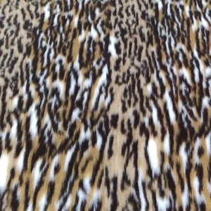 Ocelot - Jacquard Fur Fabric - R2 Quality Animal Print - Picture 1 of 3