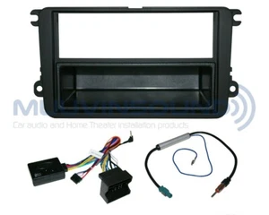 Radio Dash Kit Combo for 1DIN Aftermarket Radio + Wire Harness + Antenna V34 - Picture 1 of 1