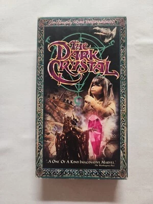 THE DARK CRYSTAL Jim Hanson VHS Tape, COMPLETE/TESTED SEE PHOTOS (VHS38) Foto 1 de 4