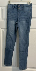 NWT VIGOSS GIRLS JEANS,6, SPARKLY BEADING, INSIDE ADJUSTABLE WAIST, 5 POCKETS - Picture 1 of 2