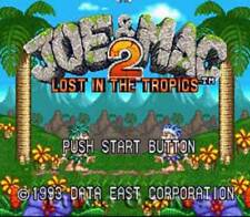 Joe & Mac 2 Lost In The Tropics - SNES Super Nintendo