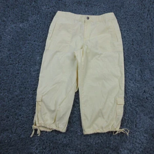 Sigrid Olsen Hose Damen 8 gelb Skimmer Capri Bindebündchen 30x19* - Bild 1 von 16