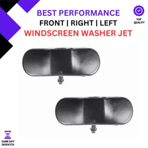 2X WINDSCREEN WASHER JET WATER SPRAY NOZZLE FOR VW PASSAT B6 GOLF CADDY FIT AUDI - Picture 1 of 9