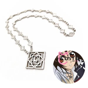 Vampire Knight Cosplay Kurosu Yuki Rhombus Necklace Jewelry Props Accessories - Picture 1 of 7