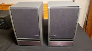 BOSE Model 141 Bookshelf Speakers Pair of 2 Tested Sound Good 