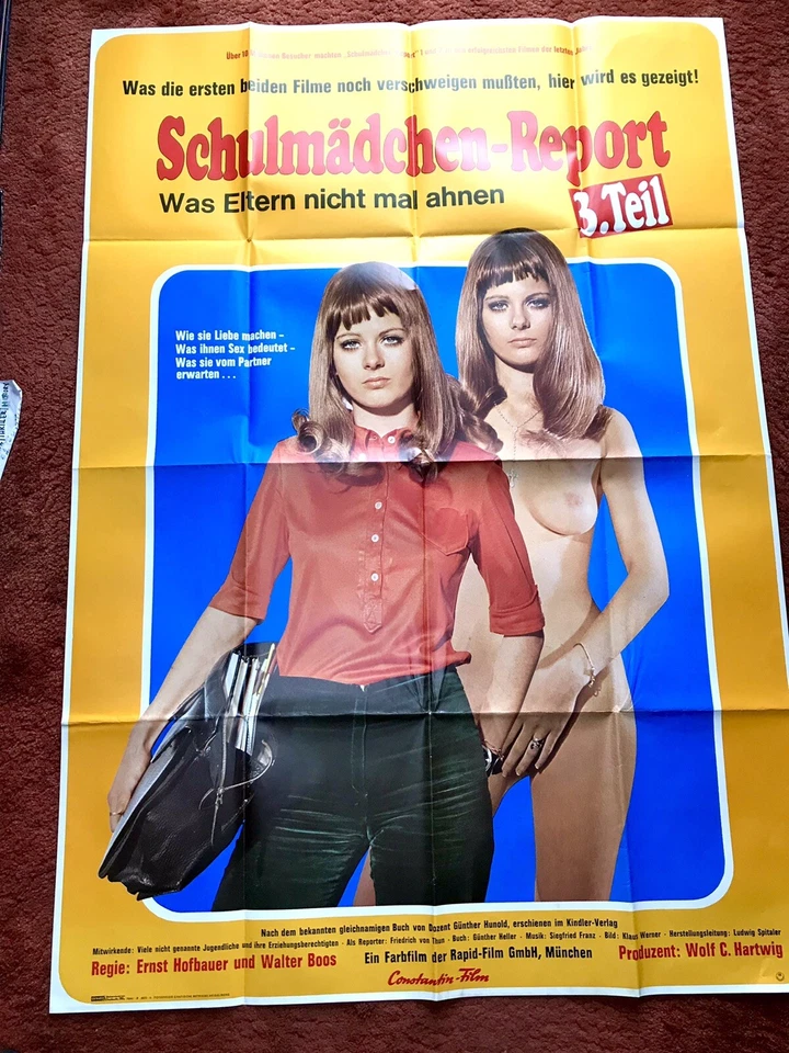 Schulmädchen Report 3. Teil, Kinoplakat Poster A0, 84x119cm, Erotik - Bild 1 von 1