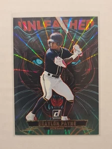 2025 Donruss Unleashed Insert Braylon Payne #13 Green Laser Parallel Brewers - Bild 1 von 2