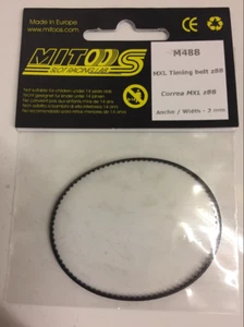 Mitoos M488 Mxl Courroie de Distribution z88 Dent Largeur 2mm Neuf - Photo 1 sur 1