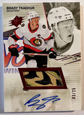 Brady Tkachuk (( #/25 AUTO PATCH )) 2022-23 SPx 13