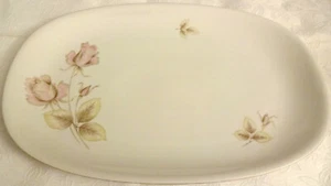 Hutschenreuther Arzberg Bavaria 15"x10" Oval Serving Platter Pink Roses #2377 - Picture 1 of 7
