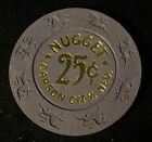 Nugget - Carson City NV - 25 Cent Casino Chip - Unicorn Mold Grey