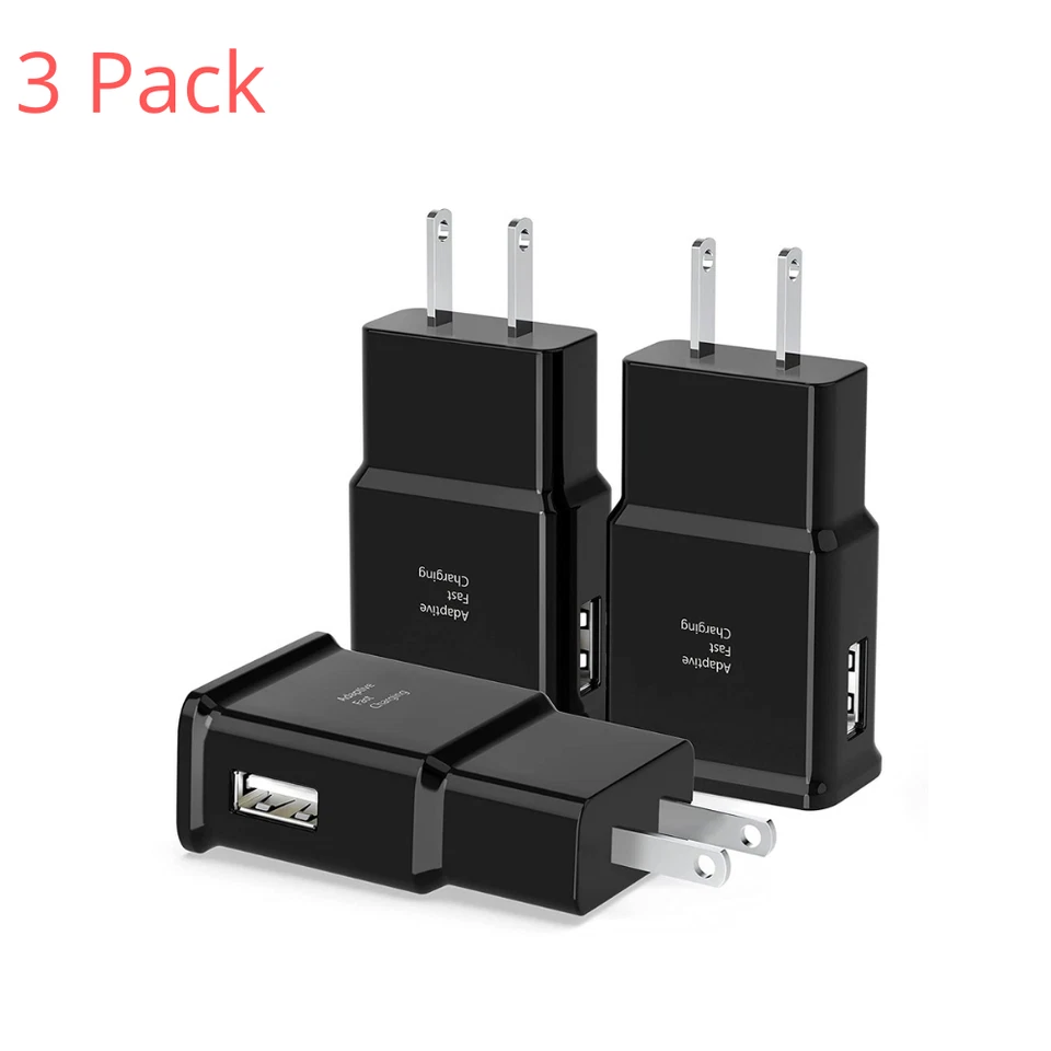 Lote de cables cargador de pared rápido tipo C para Samsung Galaxy S10 Note10 S8 S9 Plus S22 Foto 1 de 4