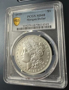 2023-P Morgan Silver Dollar, Philadelphia Mint PCGS MS68 Beauty - Picture 1 of 3