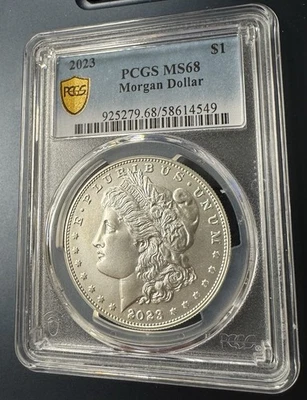 2023-P Morgan Silver Dollar, Philadelphia Mint PCGS MS68 Beauty - Image 1 of 3