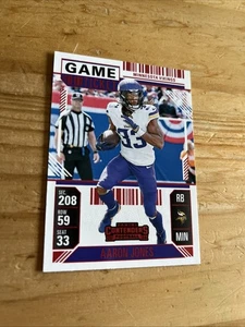 Boleto de juego rojo Aaron Jones #64 Panini Contenders 2024 - Imagen 1 de 1
