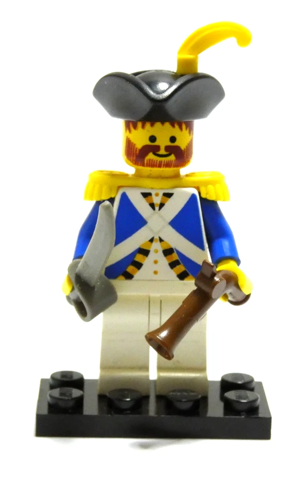 LEGO Pirates Soldat Imperial Personnage Figurine Set 6251 pi063 avec armes - Photo 1/3