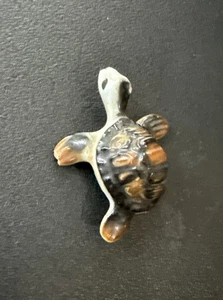 Japan Bone China Sea Turtle Youth Baby Piece Miniature Figurine Vintage - Picture 1 of 7