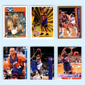 Charles Barkley Lot 6 Basketball Cards 1993 Topps Phoenix Suns Set Collection NM - Picture 1 of 8