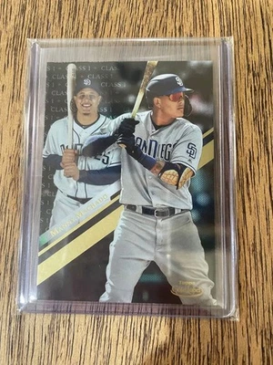 Tarjeta de béisbol paralela negra Manny Machado CLASE 1 - San Diego Padres - Imagen 1 de 4