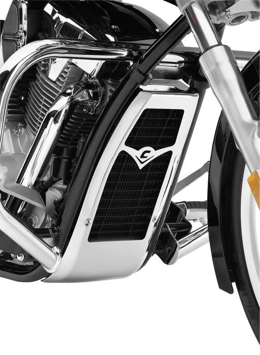 Cobra Radiator Cover Chrome #05-9334 Honda VT1300 - Image 1 of 1