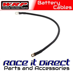 Battery Cable 19" Black Cable with 1/4" & 5/16" Lug Terminal WRP - Picture 1 of 8