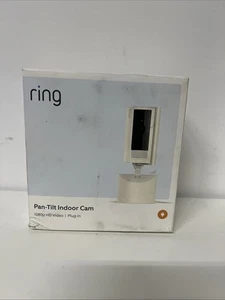 RING Pan-Tilt Indoor Cam Plug-in Security Camera with 360° Horizontal Pan, New! - Picture 1 of 5