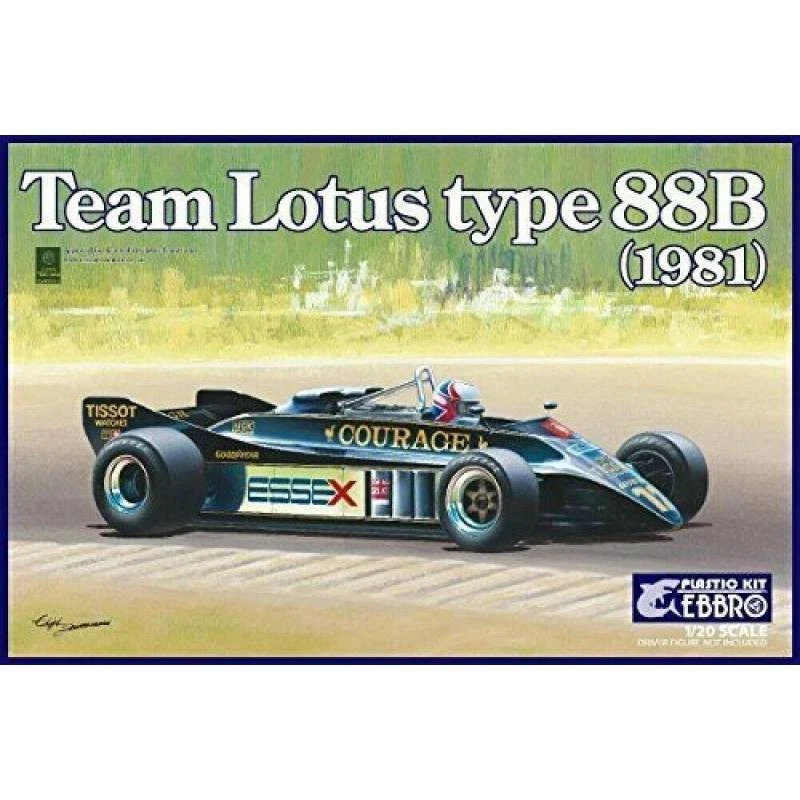 Modellino Macchina Team Lotus Tipo 88b 1981 EBBRO 20010 1:20 - Immagine 1 di 4