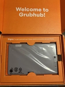 GrubHub Starter Kit Lenovo Tab m8 Tablet - Stand, Charger, Welcome Sign Bundle - Picture 1 of 6