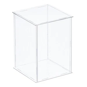 Vitrina Transparente, Caja de Montaje Acrílico 25x25x35cm para Coleccionables, Artesanía - Imagen 1 de 7