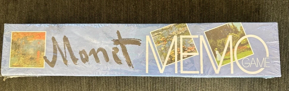Claude Monet Memo Game Piatnik Iconic Artists Rare Sealed 1995 - Image 1 of 4