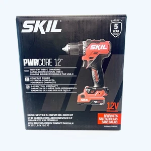 SKIL PWRCORE Kit Trapano Avvitatore Senza Fili Brushless 12V 1/2” con Batteria, SPEDIZIONE GRATUITA - Foto 1 di 4