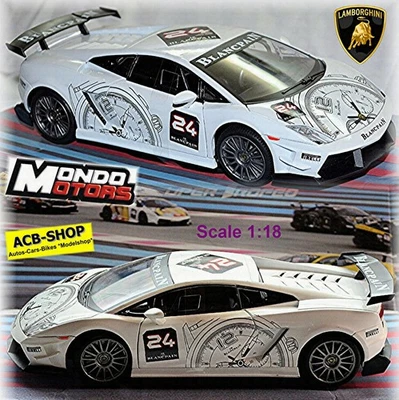 Lamborghini Gallardo LP 560-4 Eccellente Trofeo #24 Bianco Blancpain 1:18 - Immagine 1 di 4