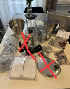Kenwood Chef Elite KVC 51 Küchenmaschine 4,6L mit Sehr viel Zubehör - Bild 1 von 12