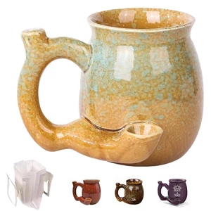 Tazza Caffè Sveglia e Bake Novità Ceramica Smaltata Tazza a Forma di Caffettiera con Er... - Foto 1 di 7