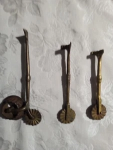 Vintage 3 Tortenkrustenzange Messing - Bild 1 von 7